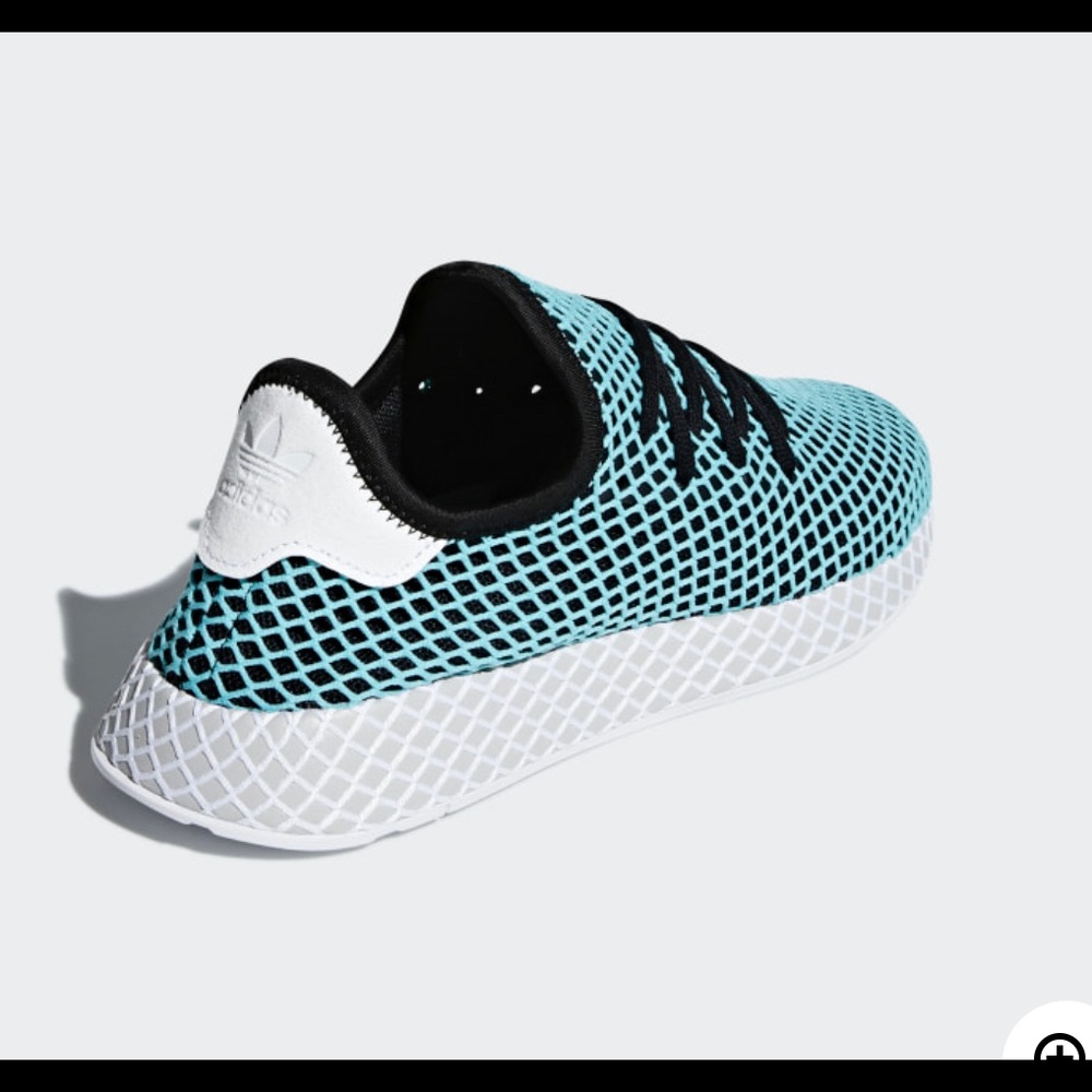 NWT Adidas Blue Parley x Deerupt Runner Core Black - Picture 7 of 8